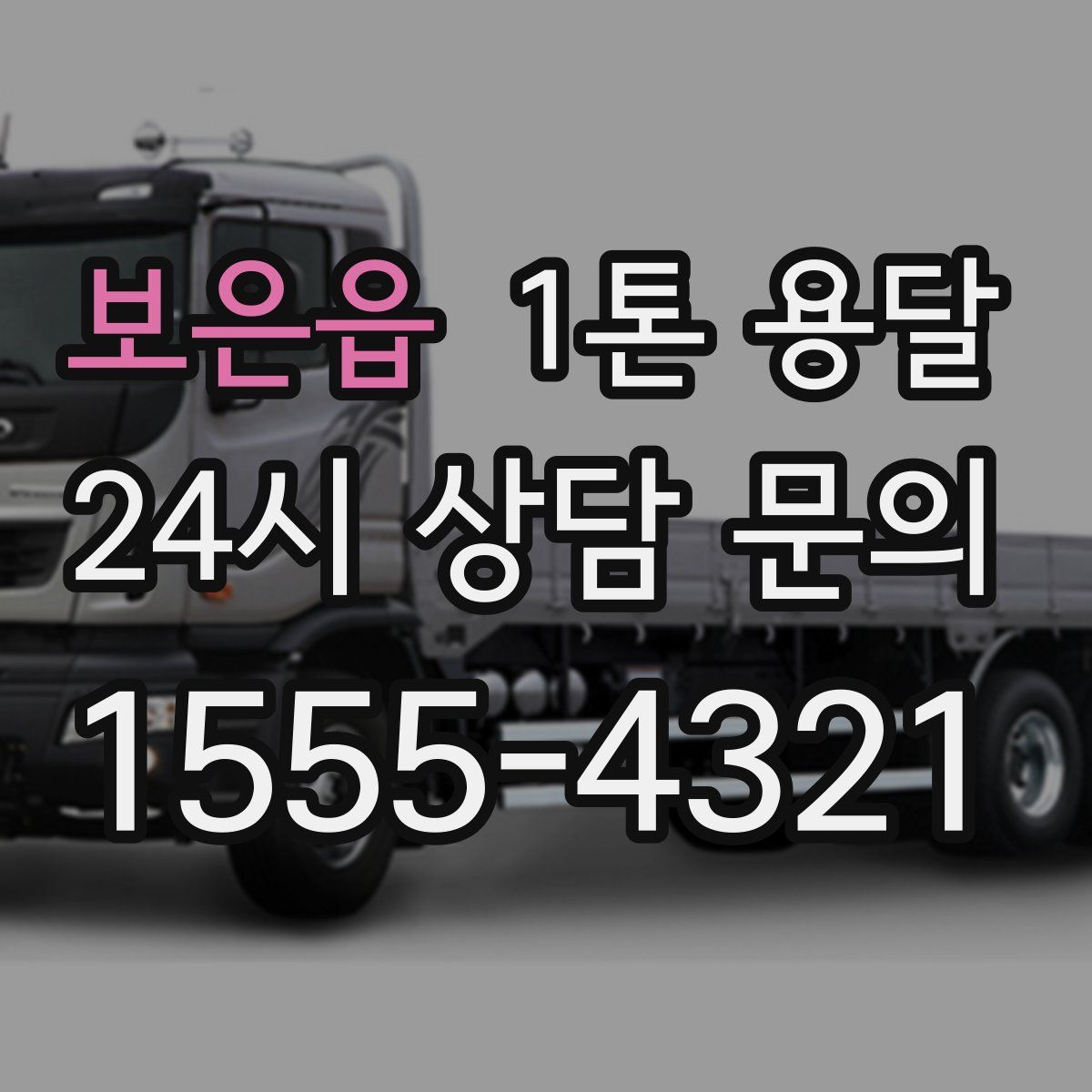 보은읍 1톤 용달
