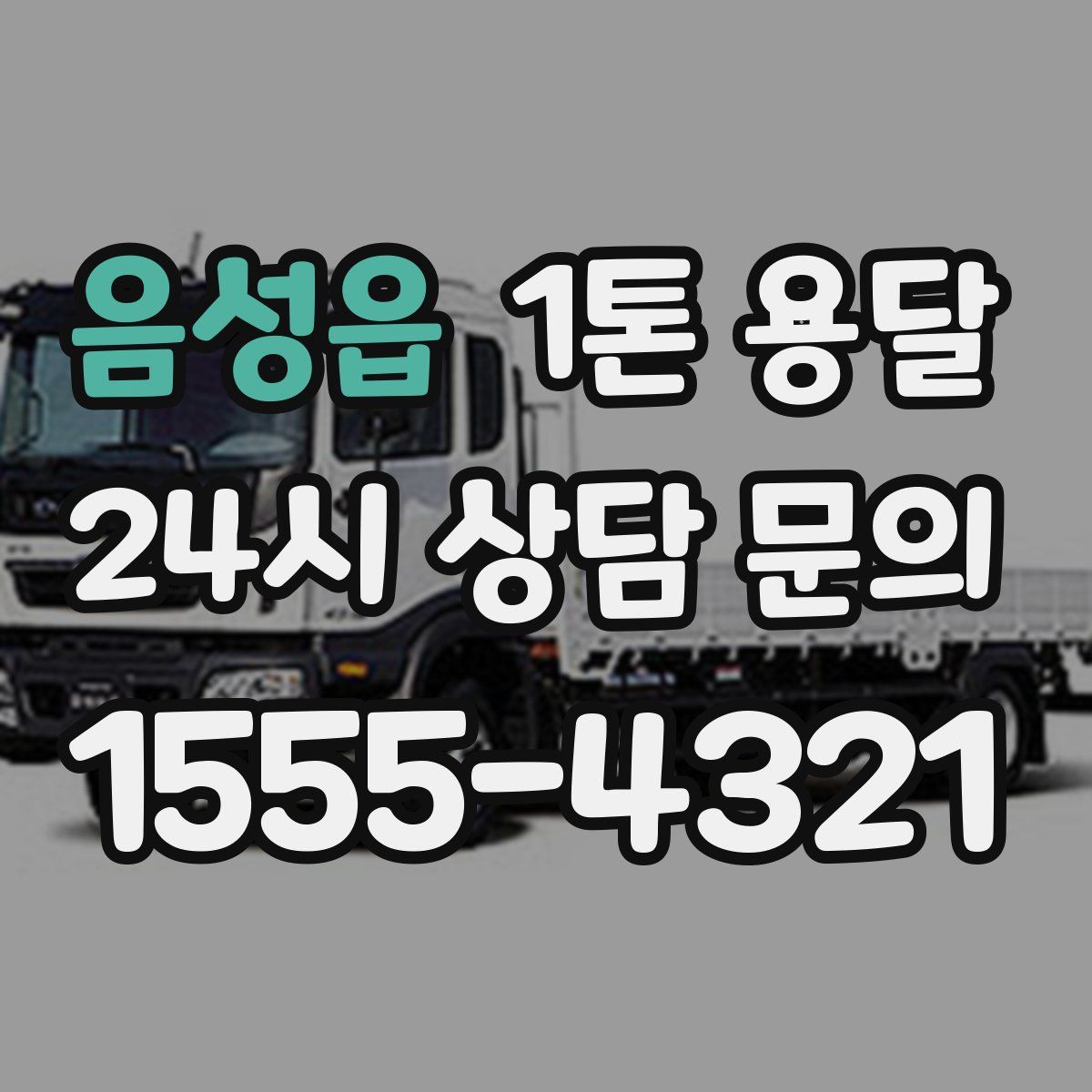 음성읍 1톤 용달