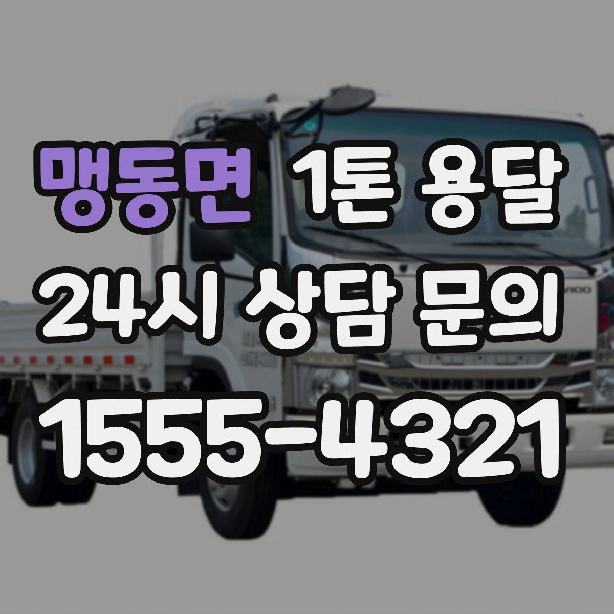 맹동면 1톤 용달