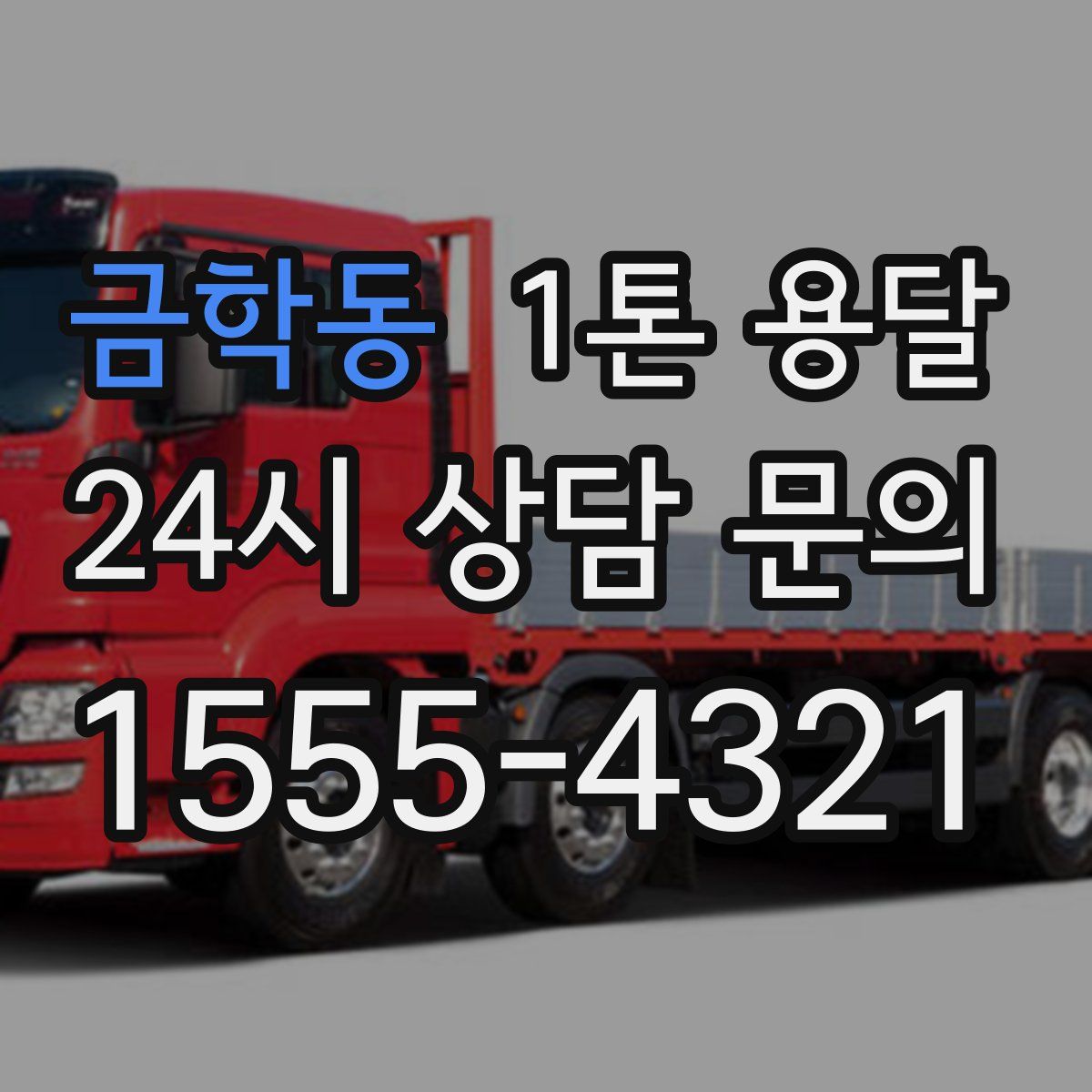 금학동 1톤 용달