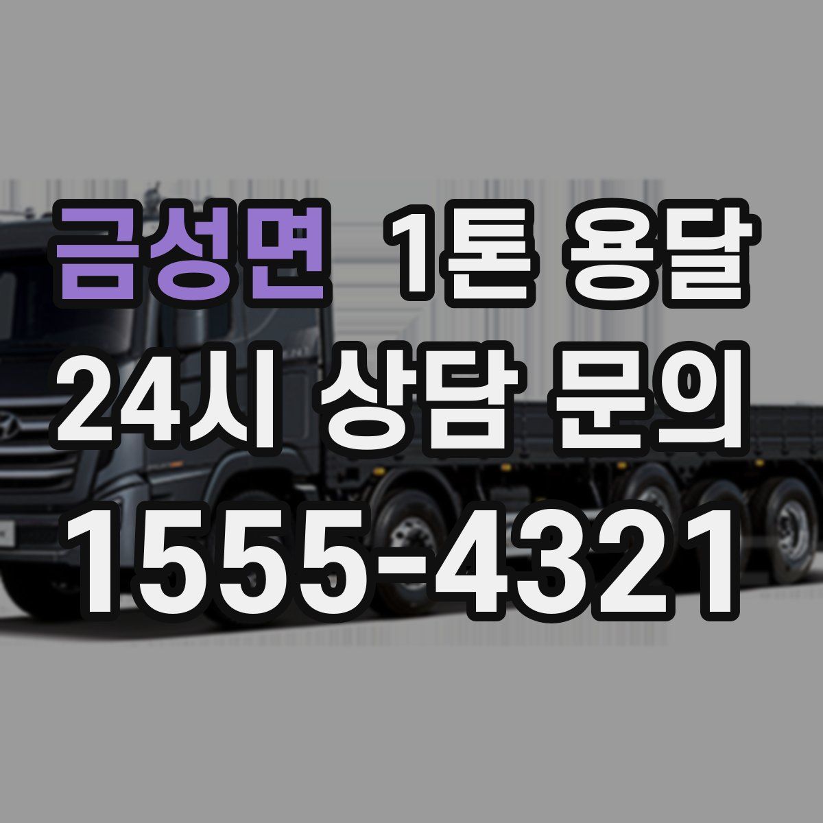 금성면 1톤 용달