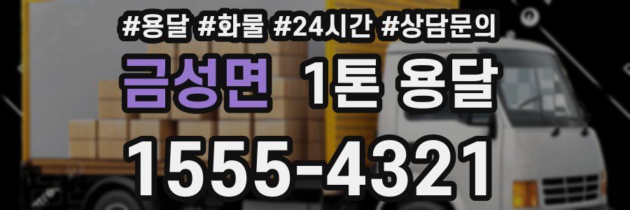 금성면 1톤 용달