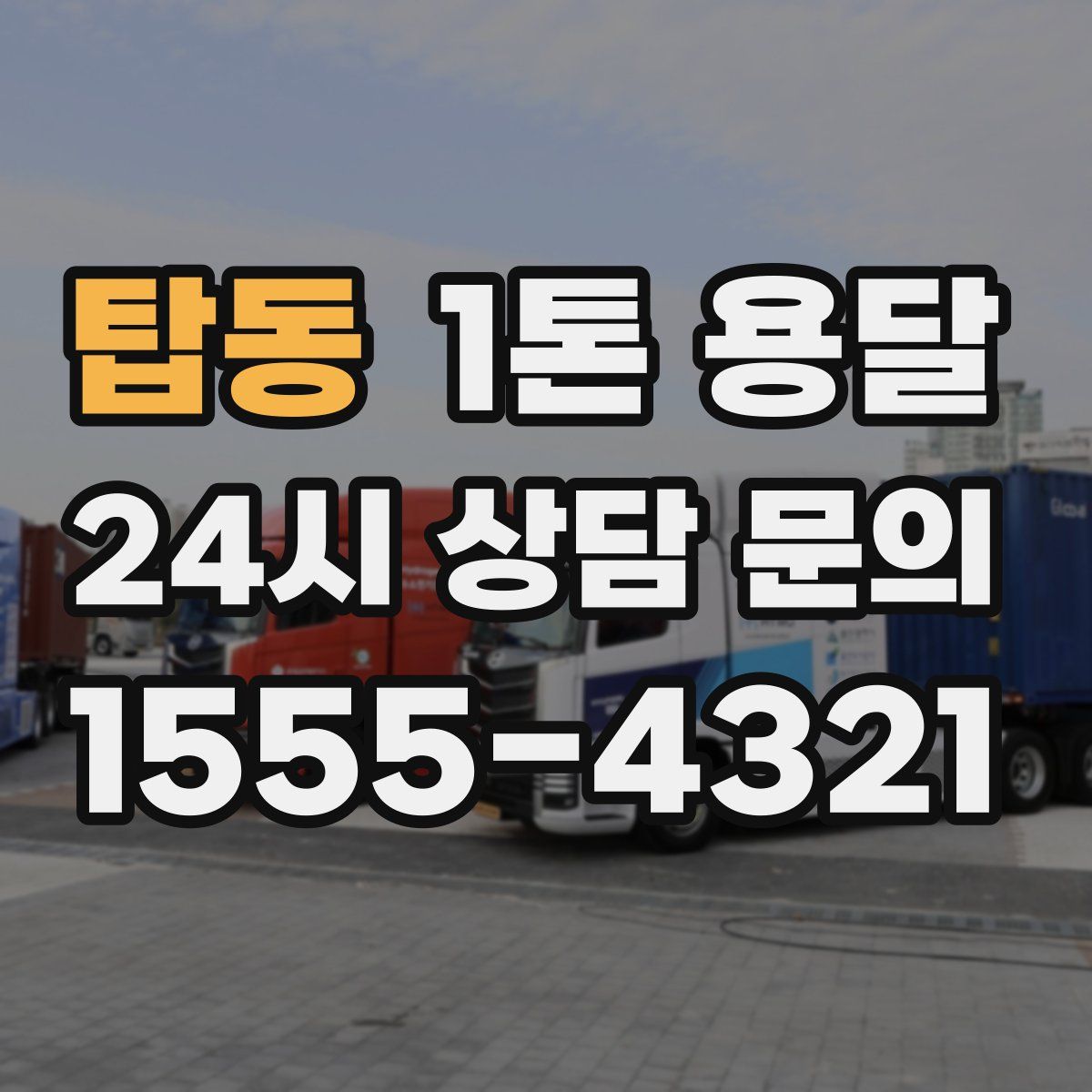 탑동 1톤 용달