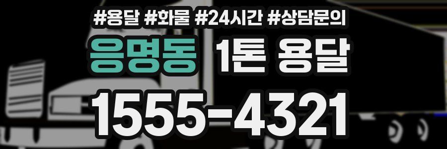 응명동 1톤 용달