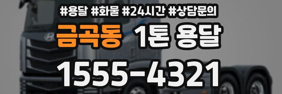 금곡동 1톤 용달