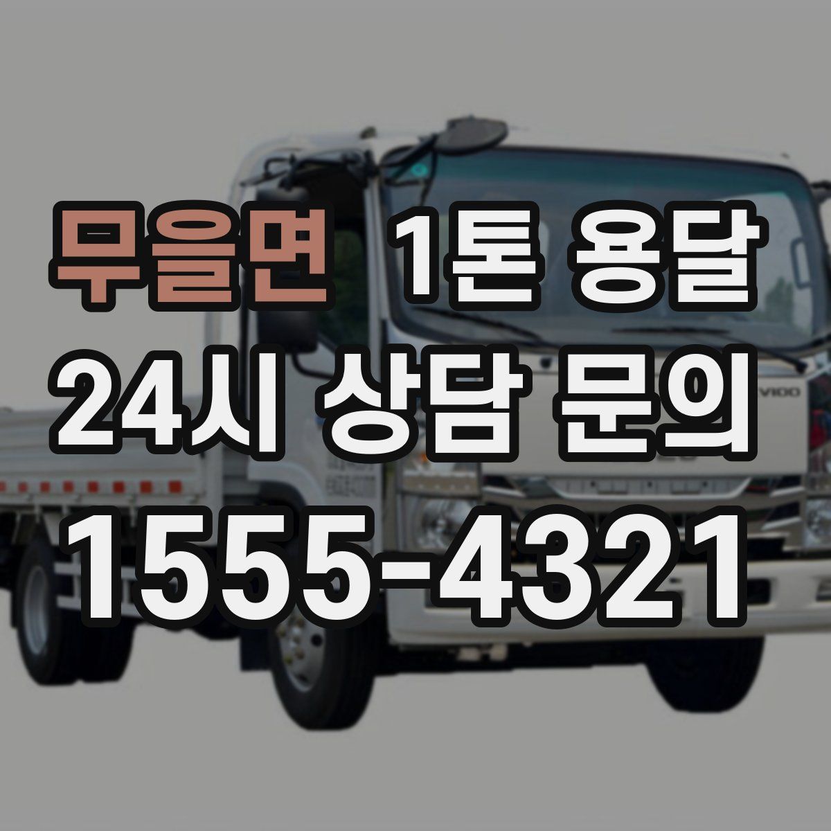 무을면 1톤 용달