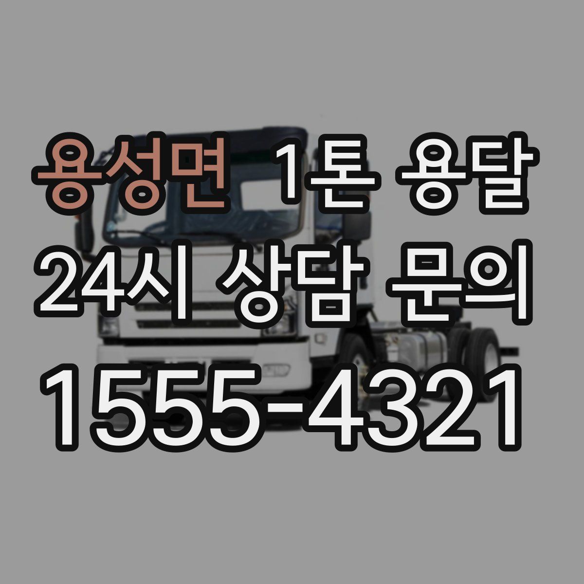 용성면 1톤 용달
