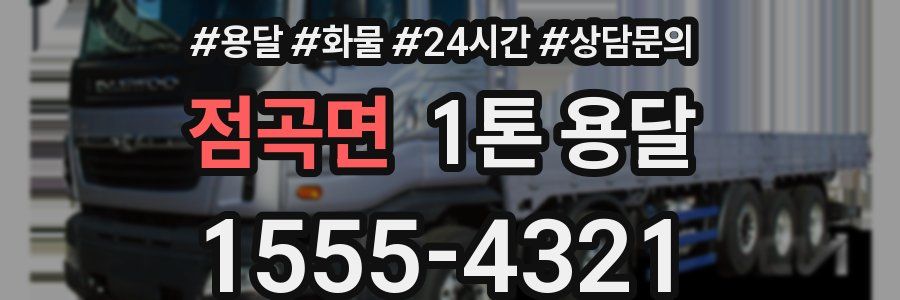 점곡면 1톤 용달