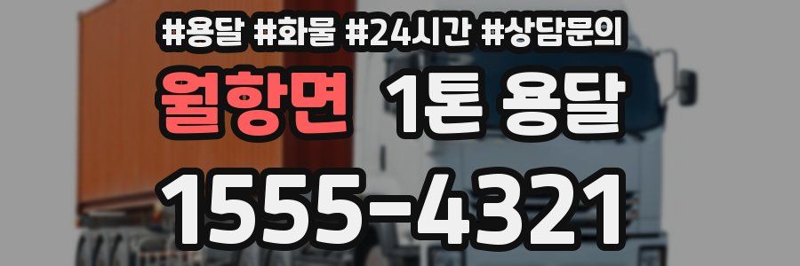 월항면 1톤 용달