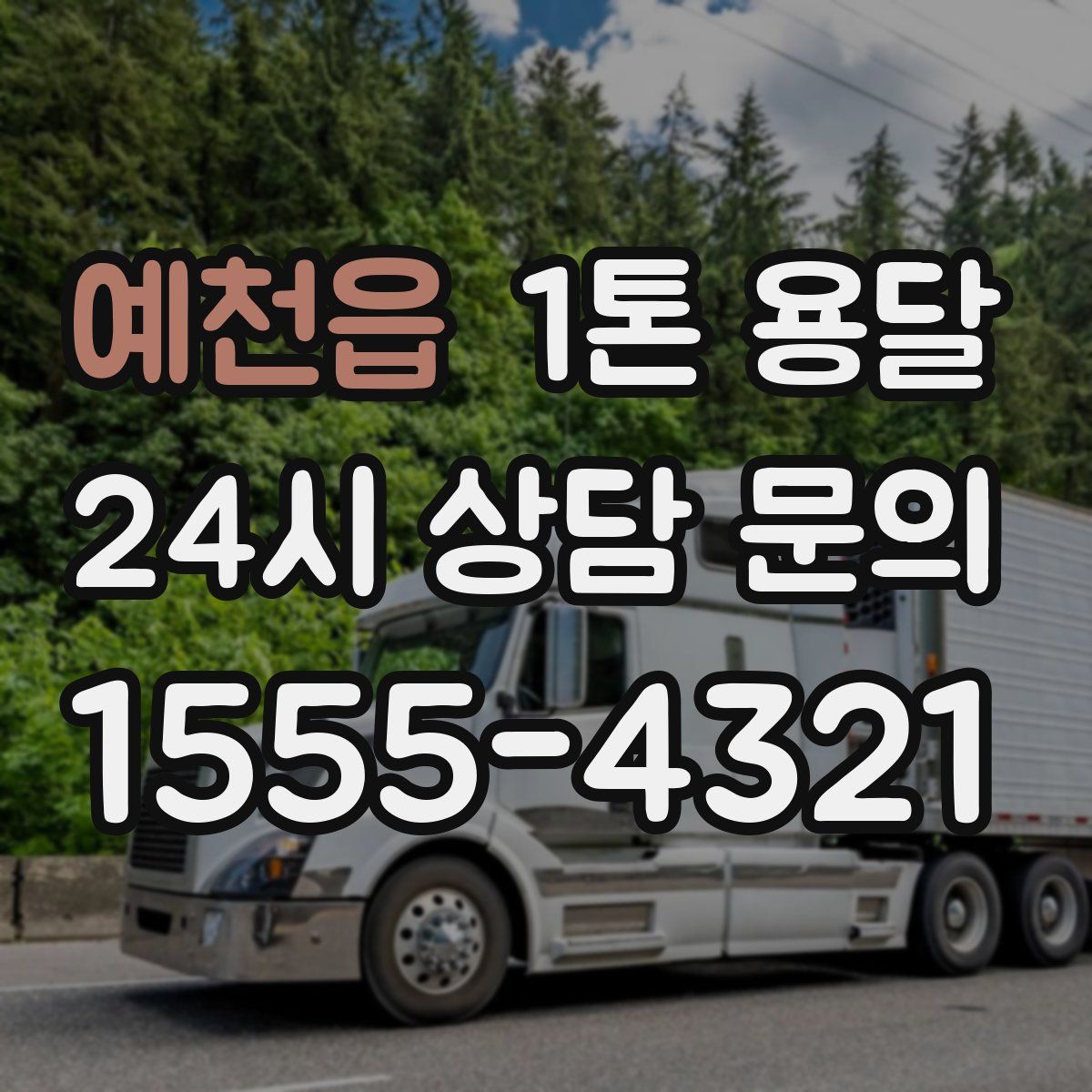 예천읍 1톤 용달