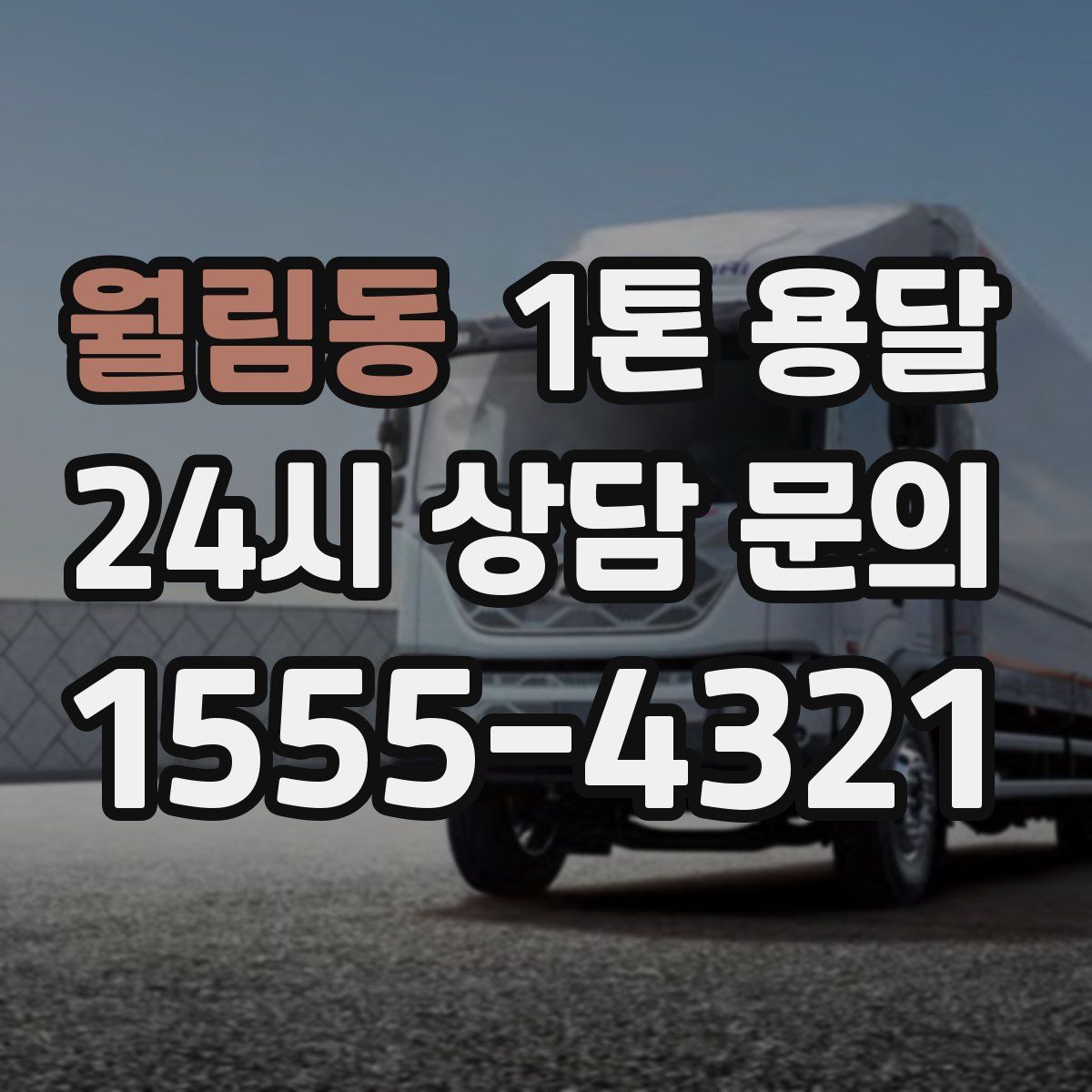월림동 1톤 용달