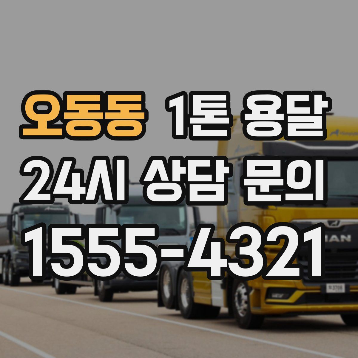 오동동 1톤 용달