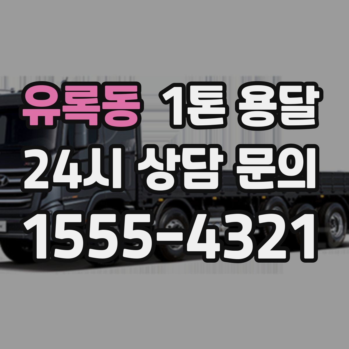 유록동 1톤 용달