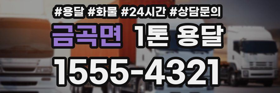 금곡면 1톤 용달