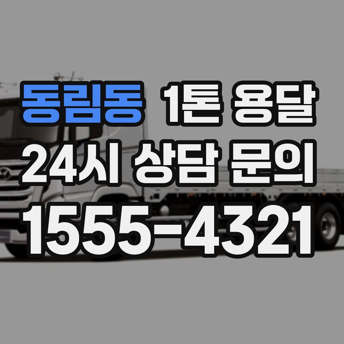 동림동 1톤 용달