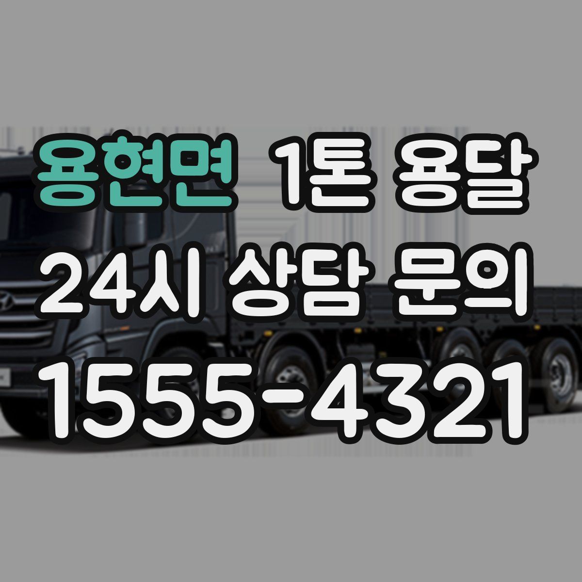 용현면 1톤 용달