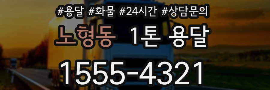 노형동 1톤 용달