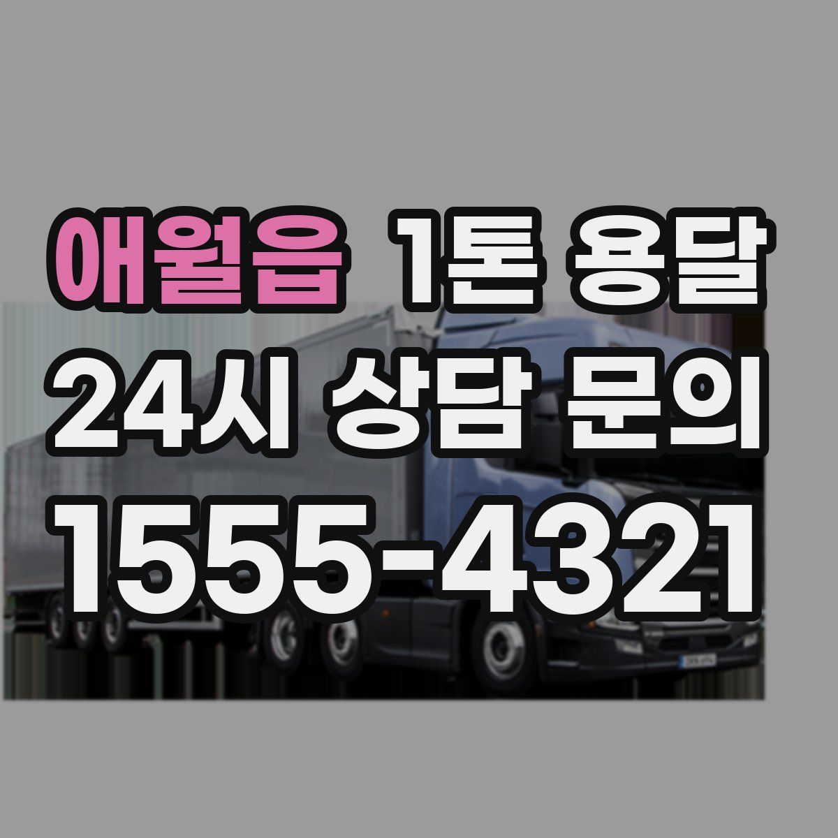 애월읍 1톤 용달