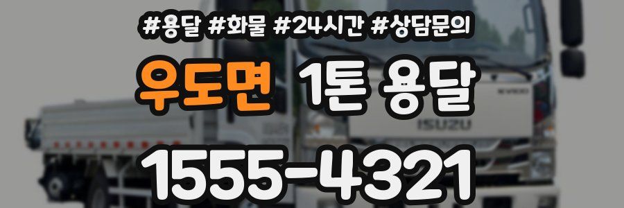 우도면 1톤 용달