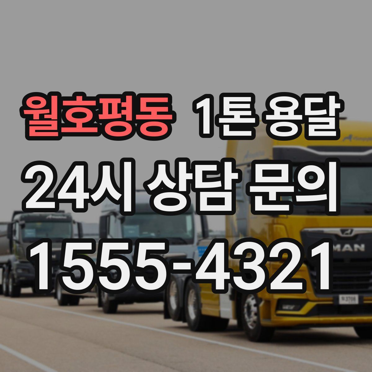 월호평동 1톤 용달