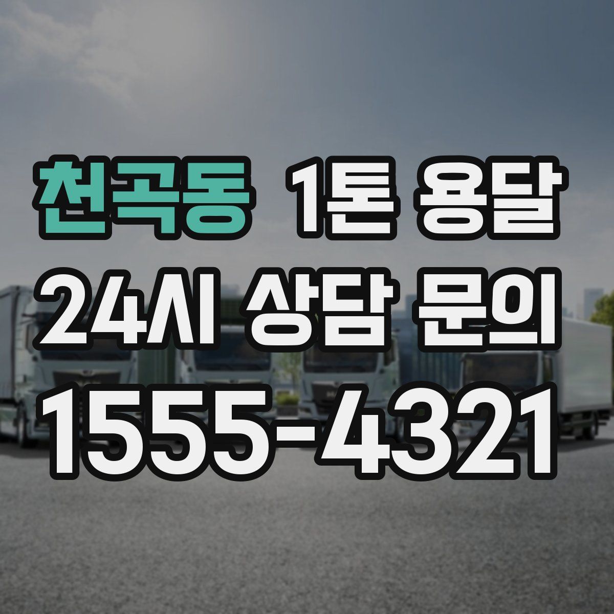 천곡동 1톤 용달