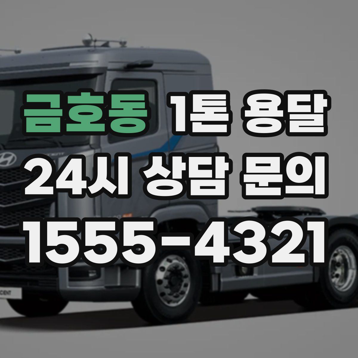 금호동 1톤 용달