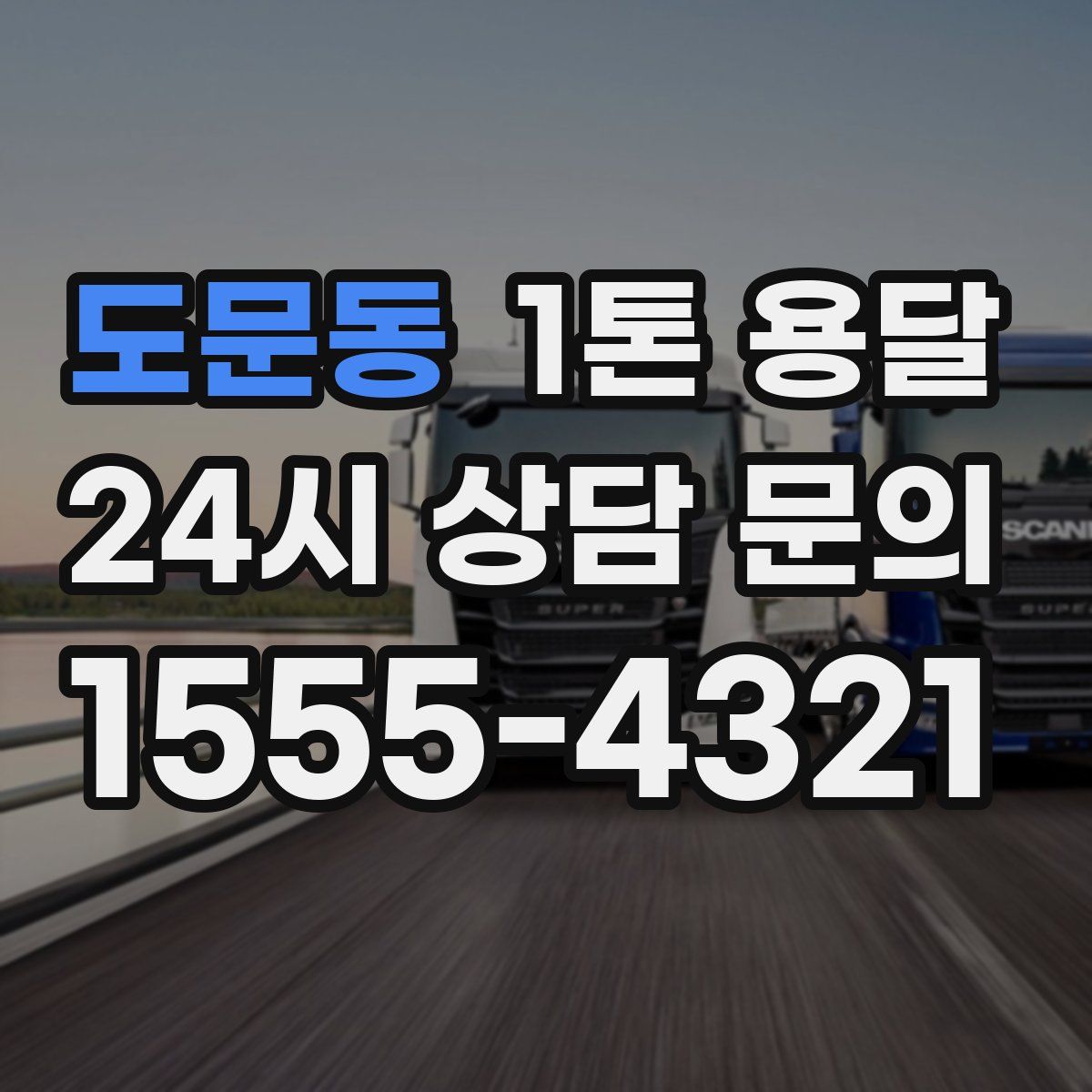 도문동 1톤 용달