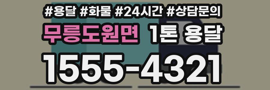 무릉도원면 1톤 용달