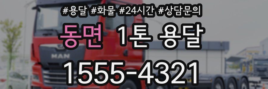 동면 1톤 용달