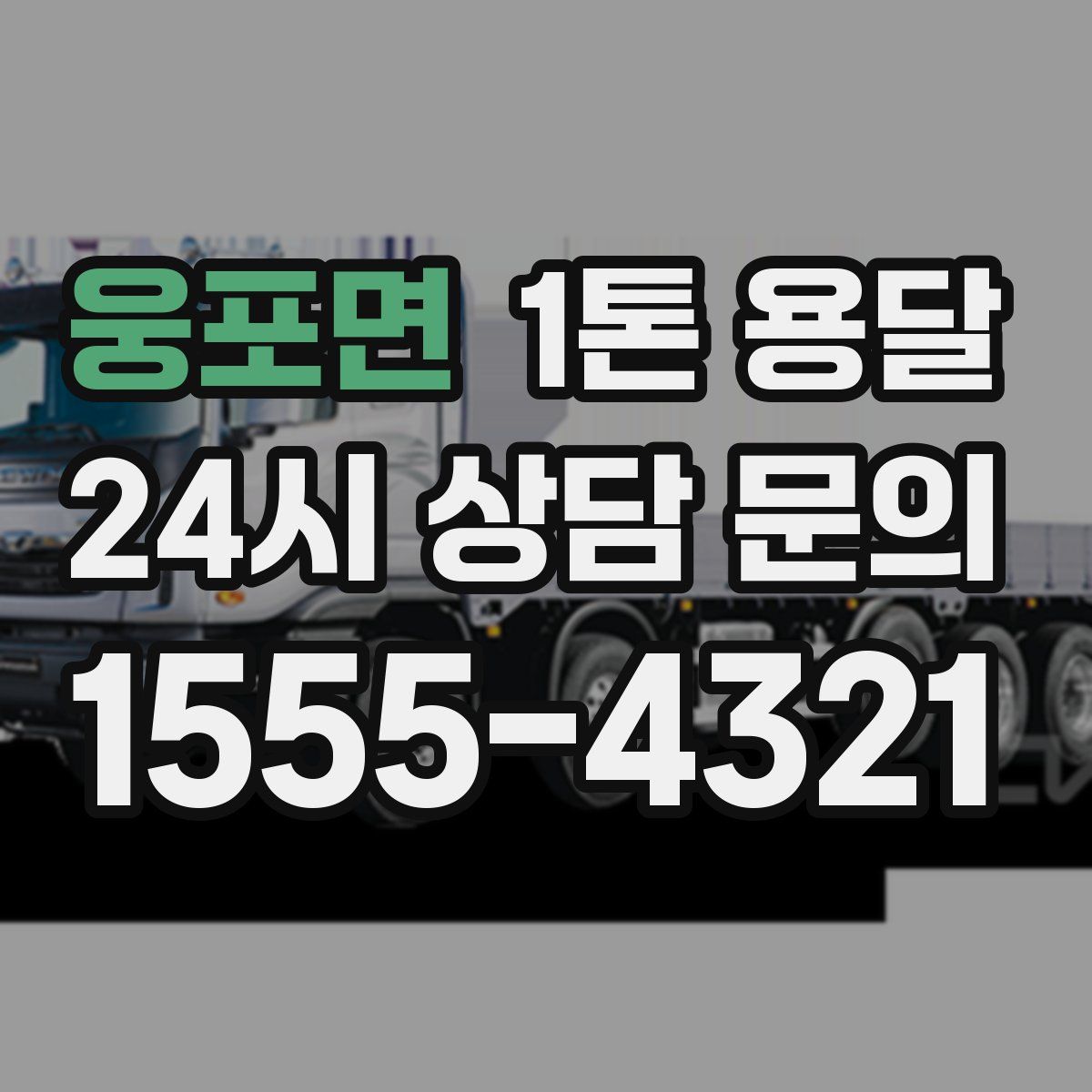 웅포면 1톤 용달