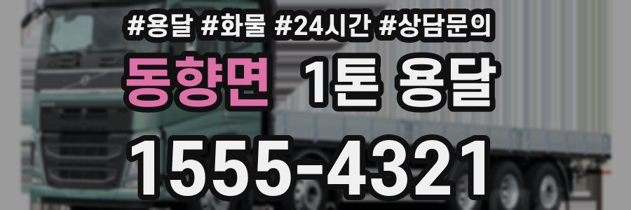 동향면 1톤 용달