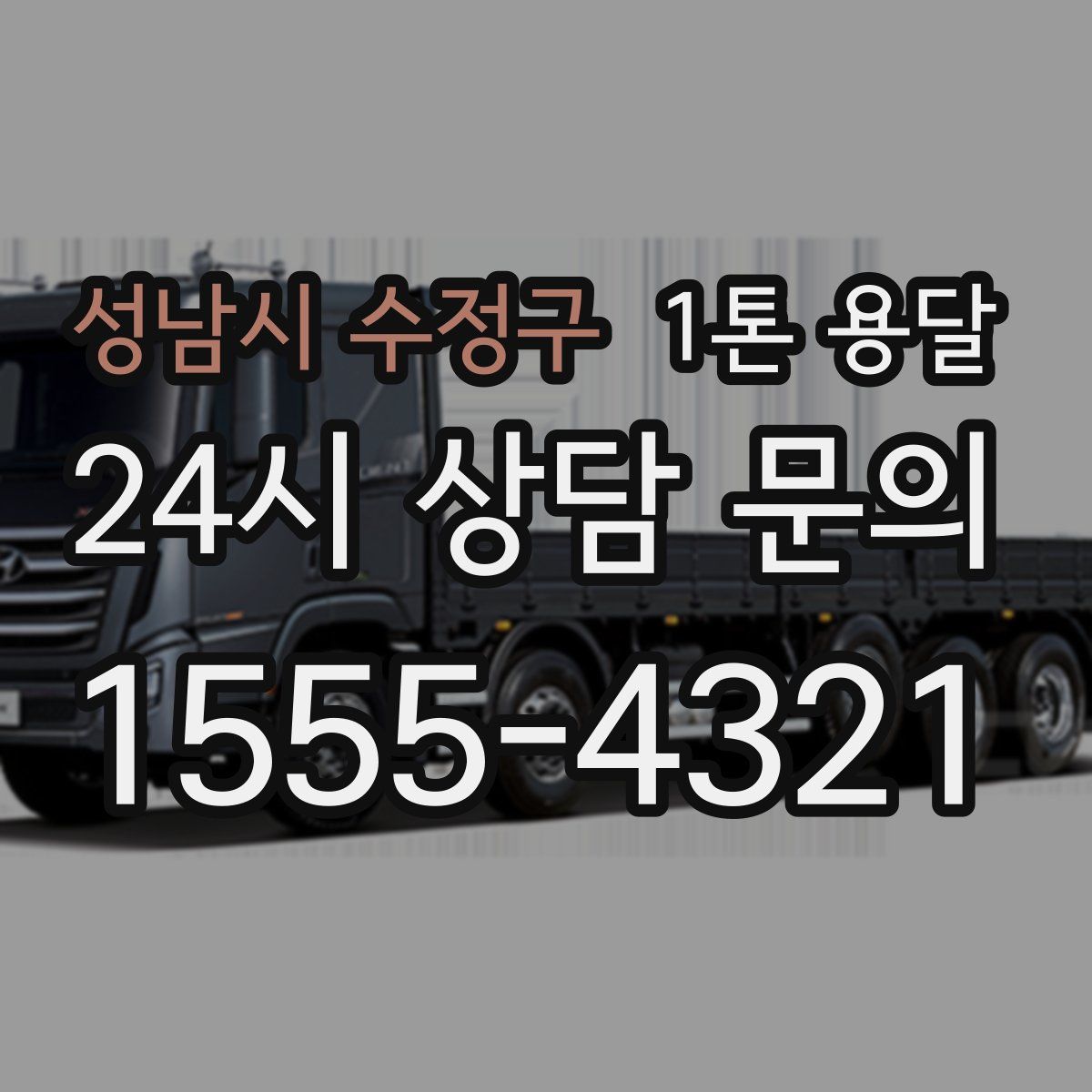성남시 수정구 1톤 용달