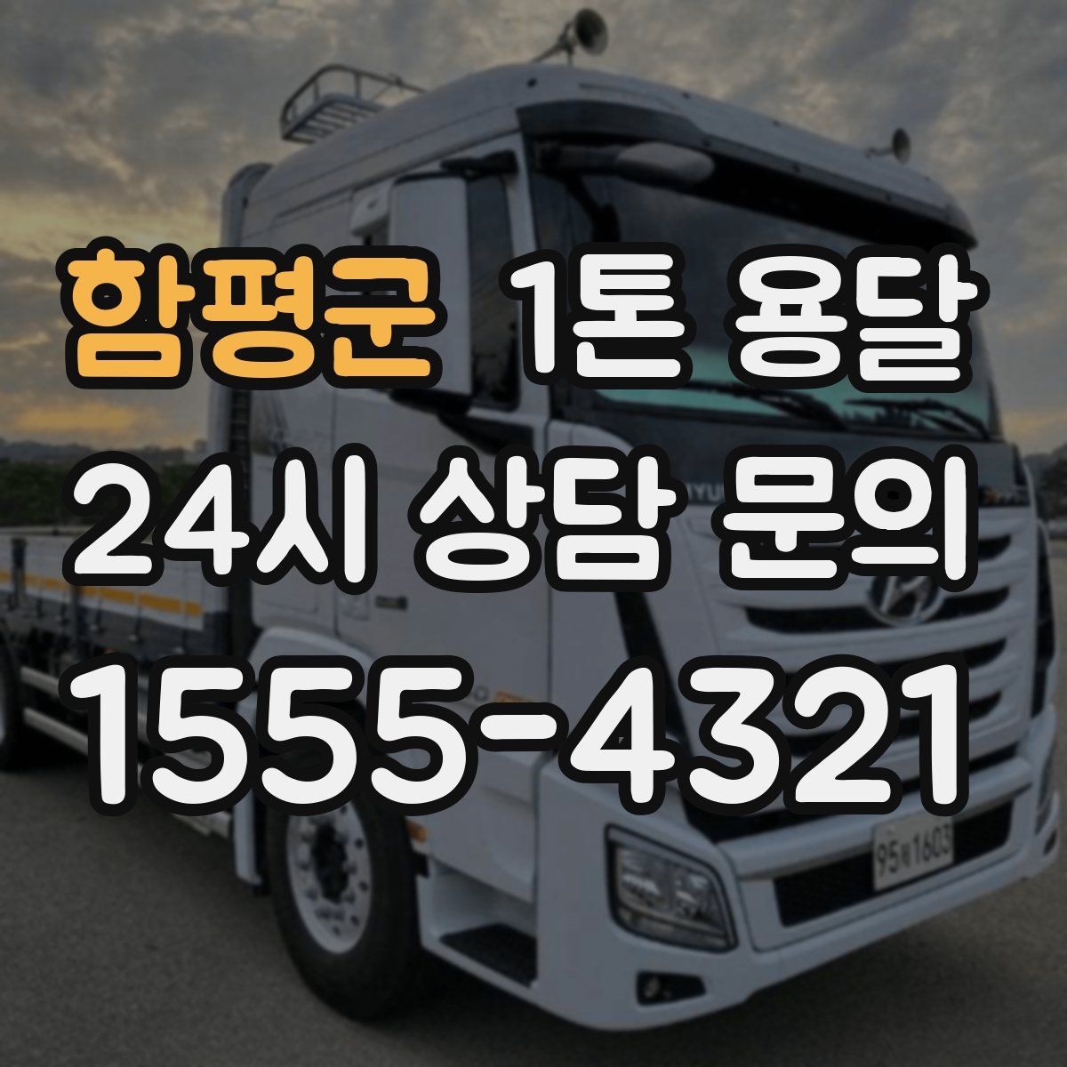 함평군 1톤 용달