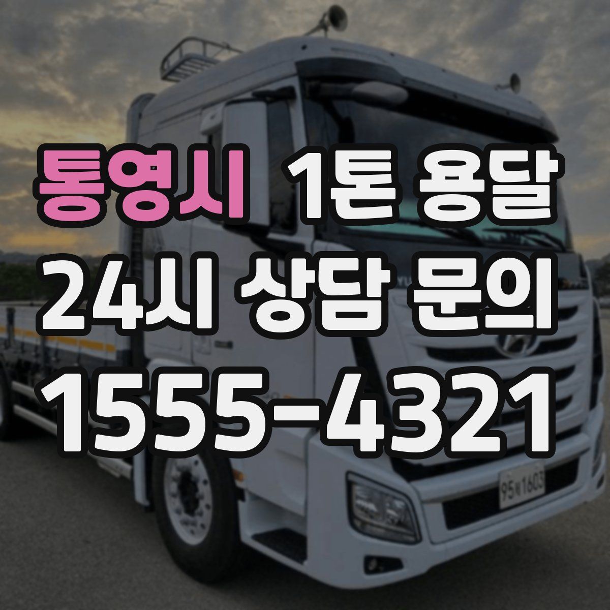 통영시 1톤 용달