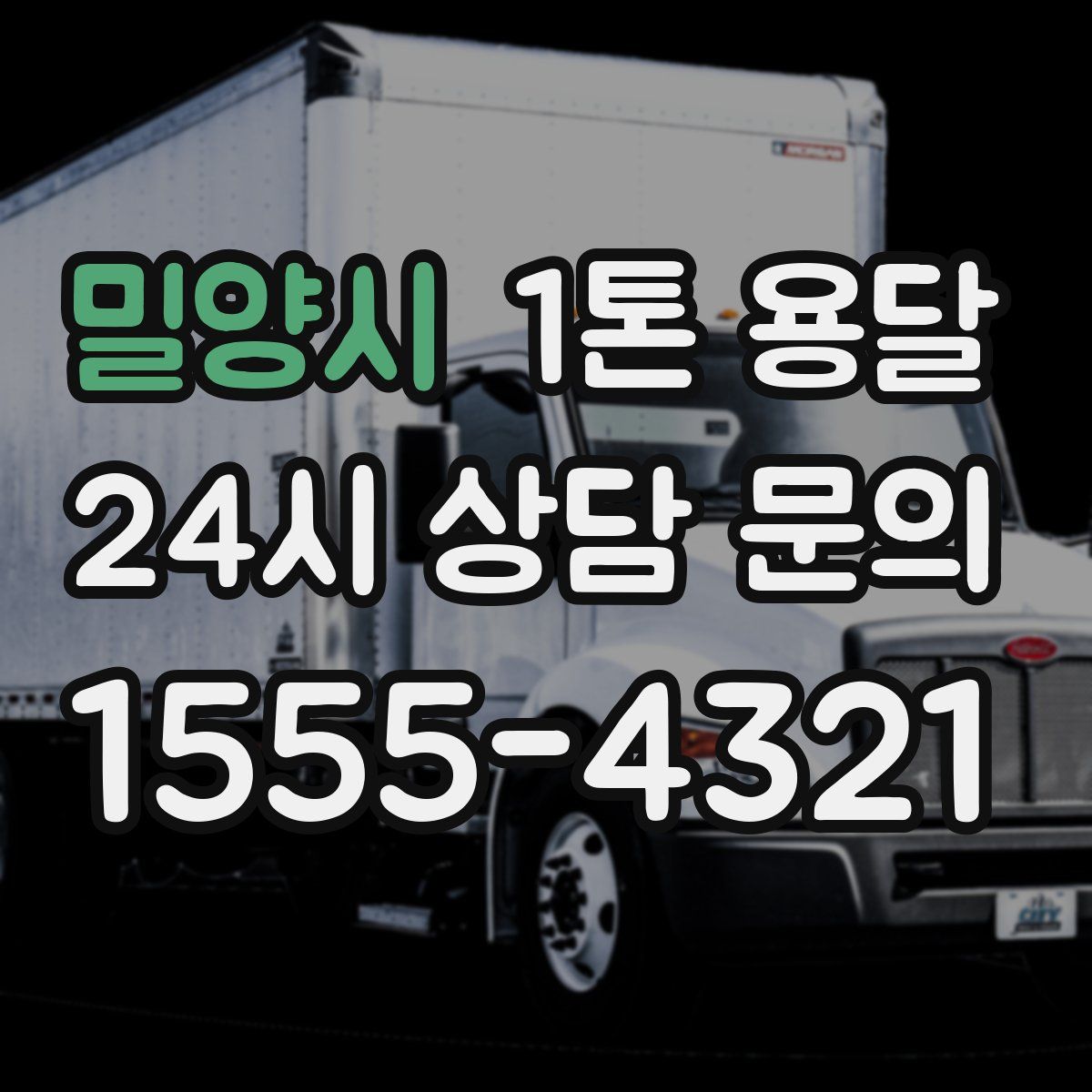밀양시 1톤 용달