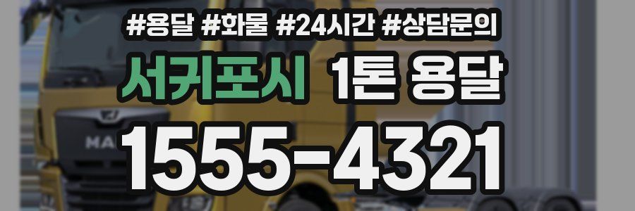 서귀포시 1톤 용달