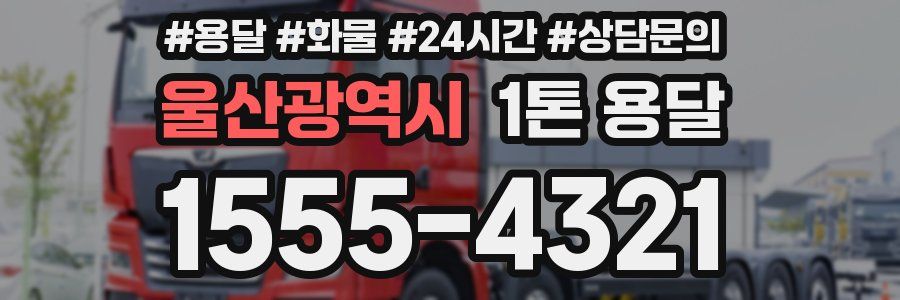 울산광역시 1톤 용달