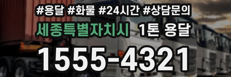 세종특별자치시 1톤 용달