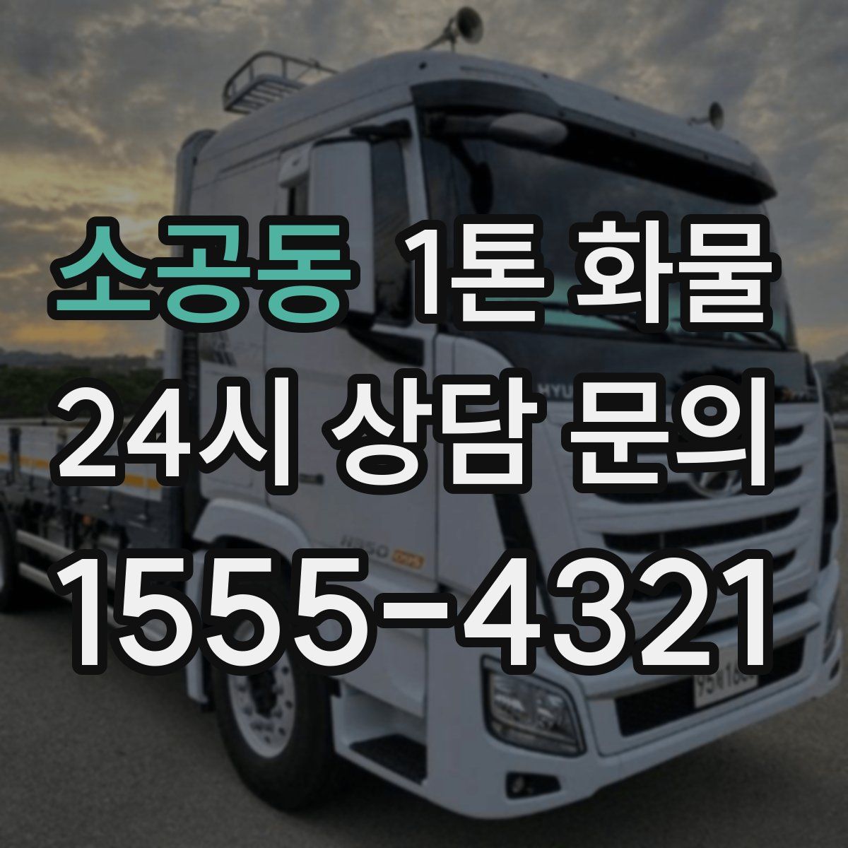 소공동 1톤 화물