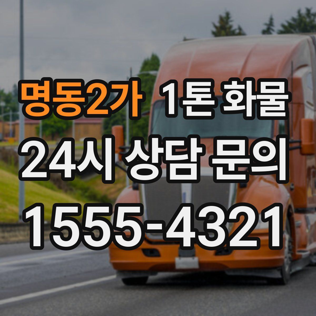 명동2가 1톤 화물