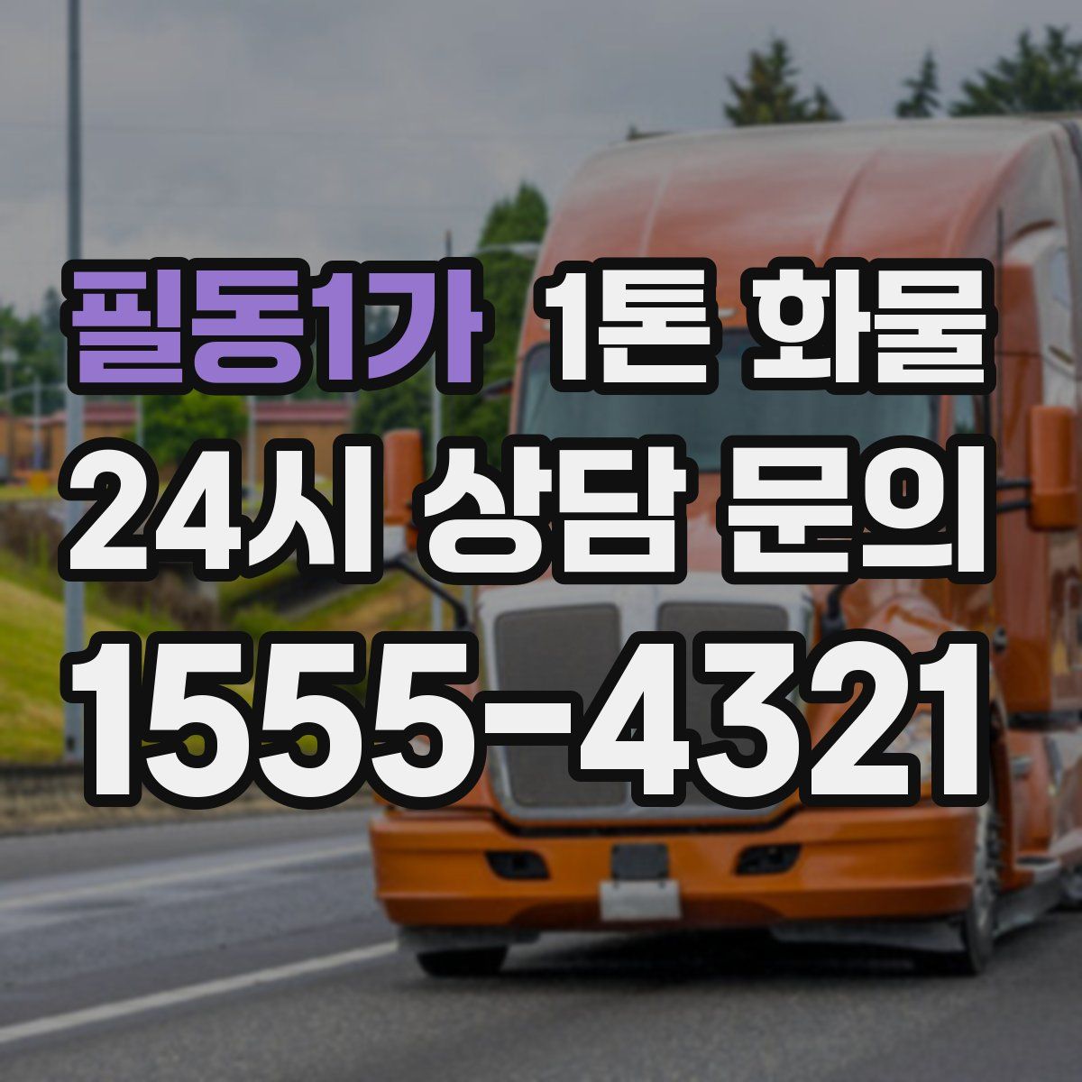 필동1가 1톤 화물