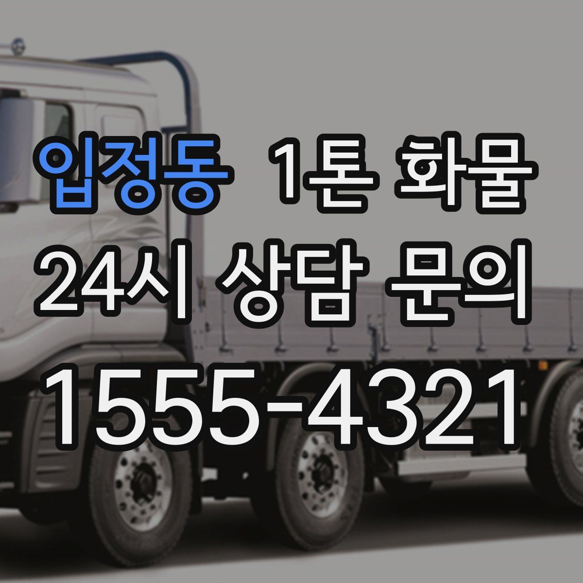 입정동 1톤 화물