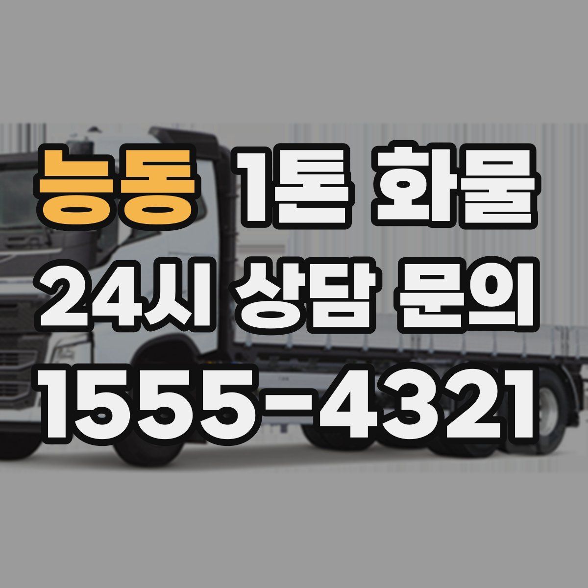 능동 1톤 화물