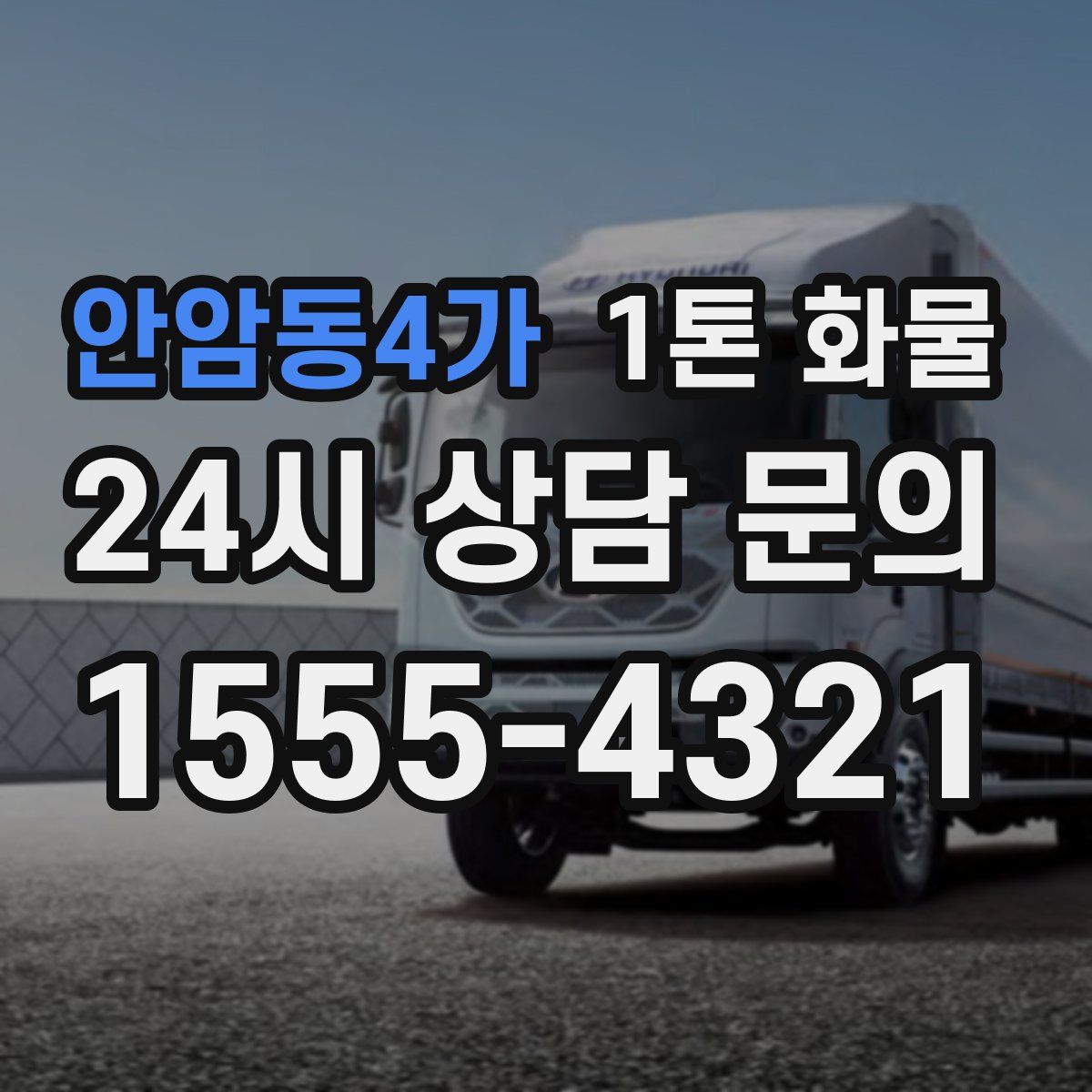 안암동4가 1톤 화물