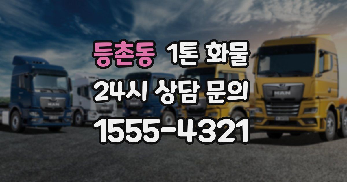 등촌동 1톤 화물