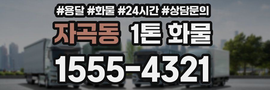 자곡동 1톤 화물