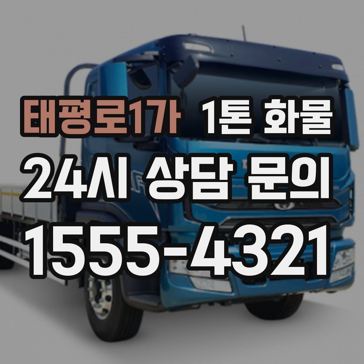 태평로1가 1톤 화물