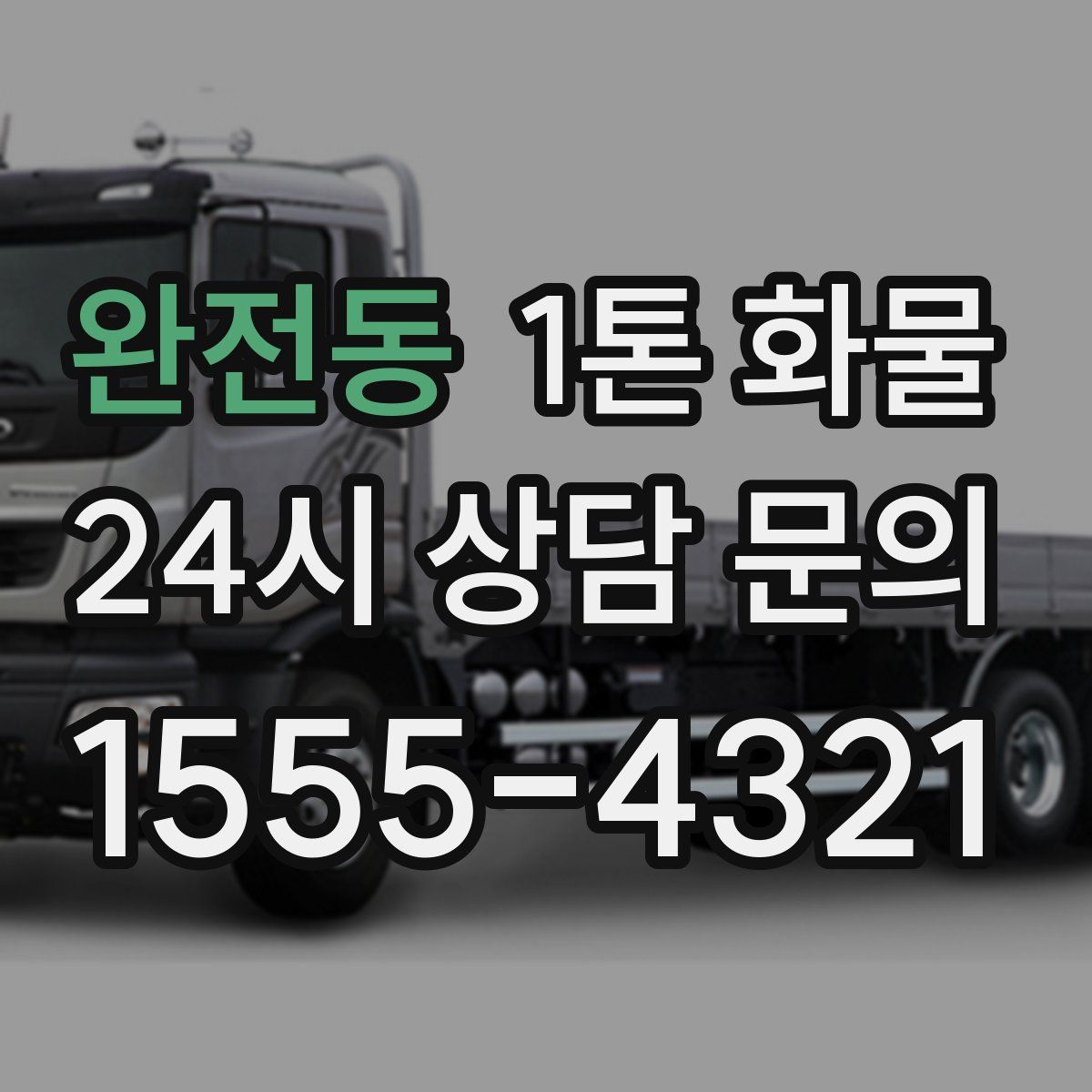 완전동 1톤 화물