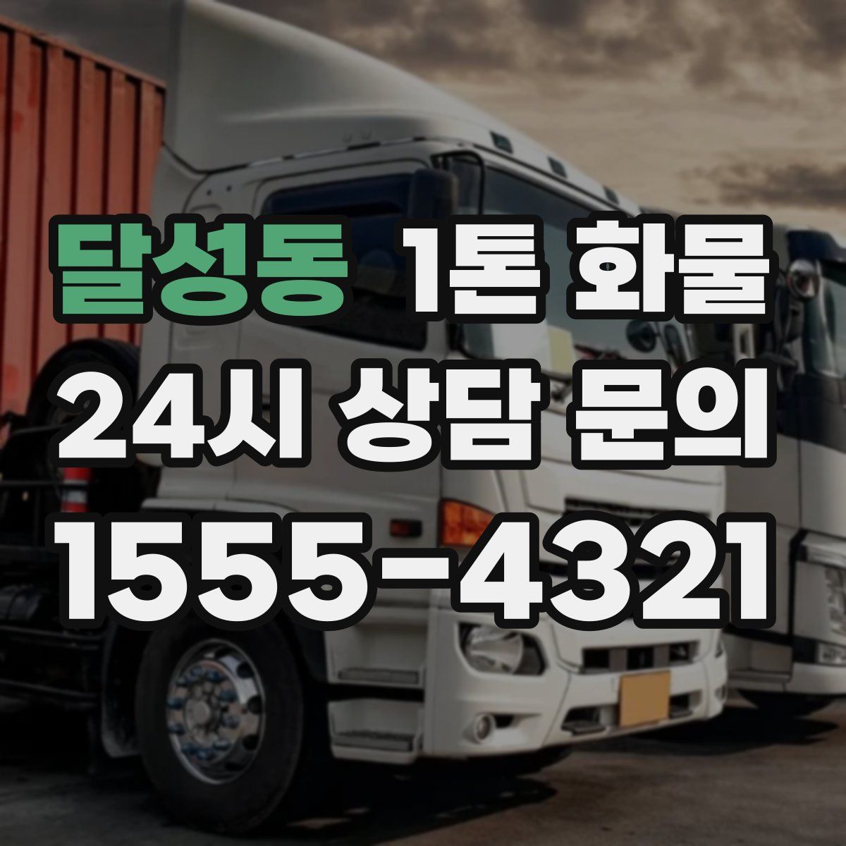 달성동 1톤 화물