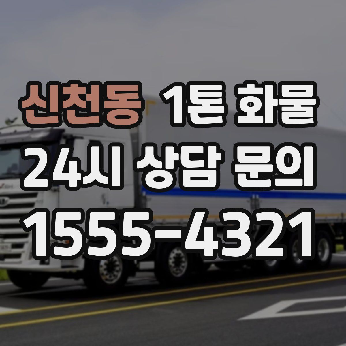 신천동 1톤 화물
